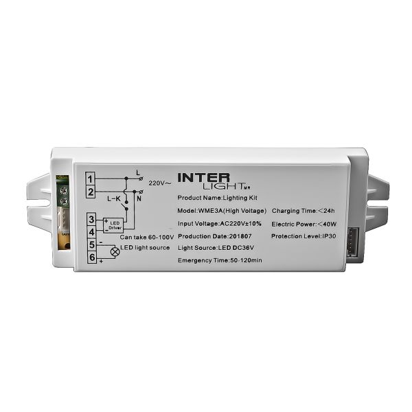 Kit de Emergencia LED 3-40W 120 Min.