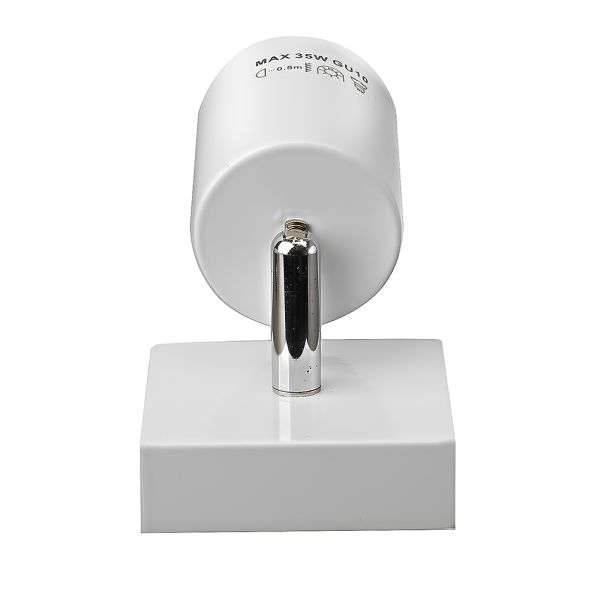 Barra Sobrepuesta Simple GU-10 Blanca