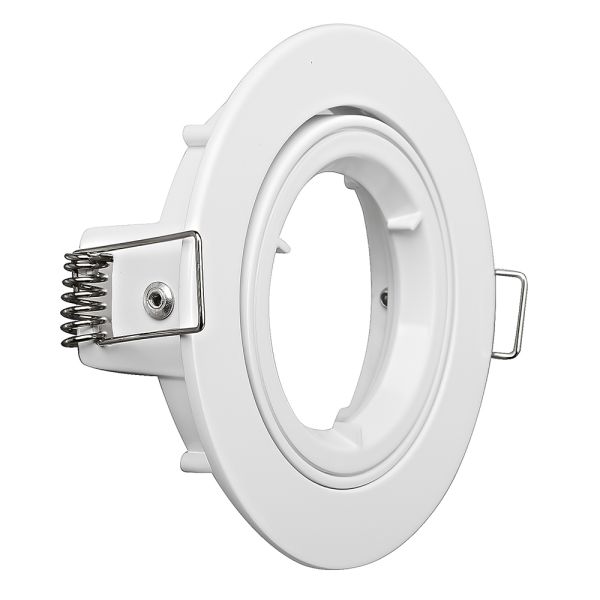 Foco Embutido Basculante Blanco (D229) Diámetro 80mm