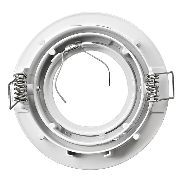Foco Embutido Basculante Blanco (D229) Diámetro 80mm