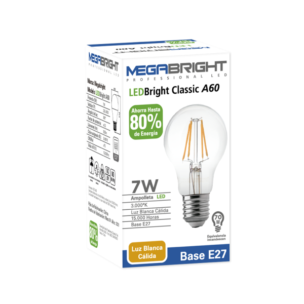Ampolleta LED Filament 7W