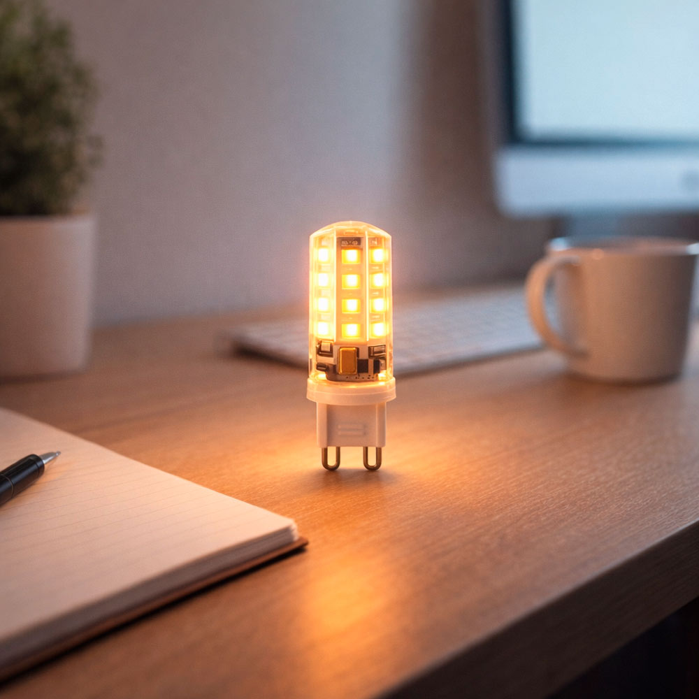 Ampolleta LED  G9 3W/3000K BIPIN