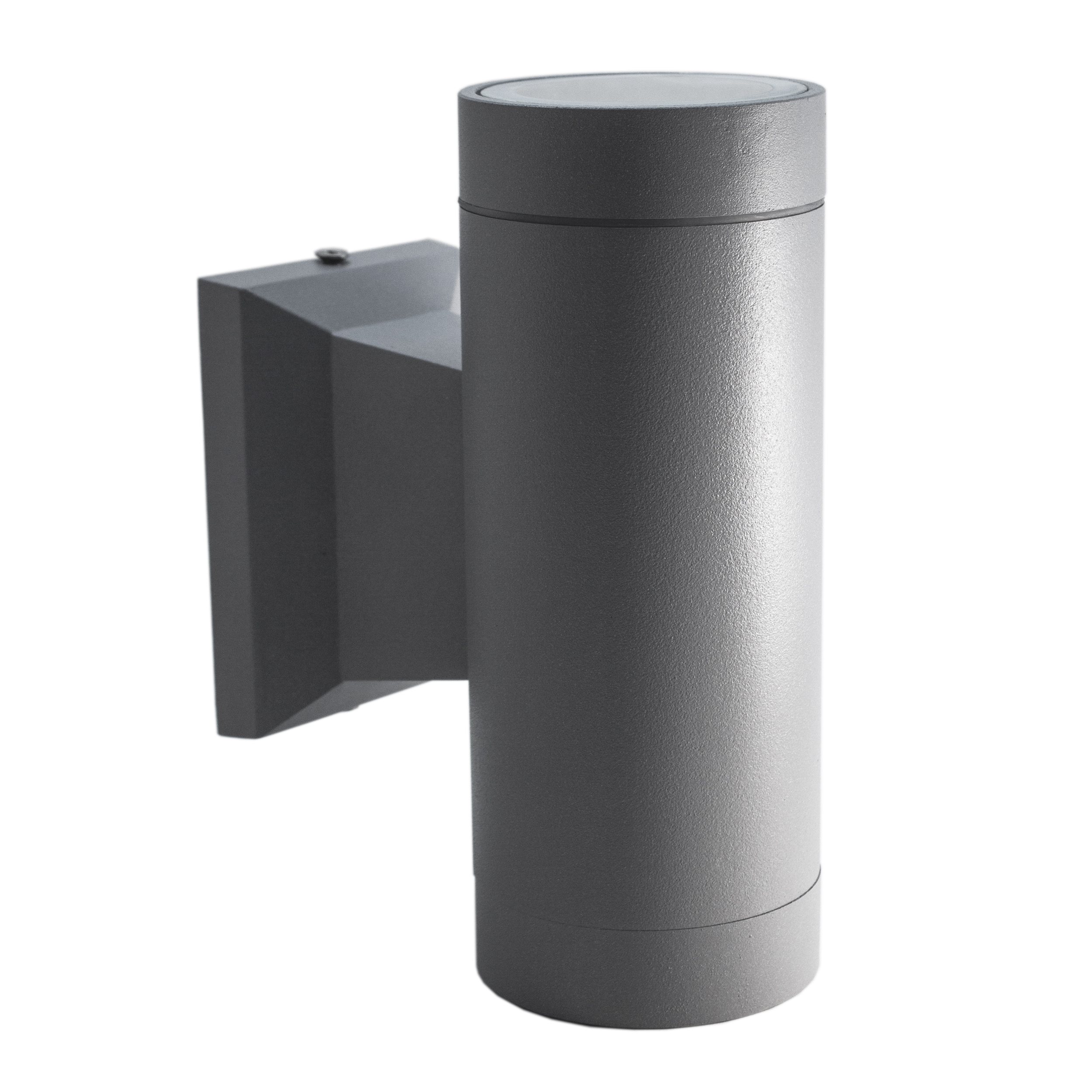 Aplique GU-10 luz directa / indirecta aluminio IP44