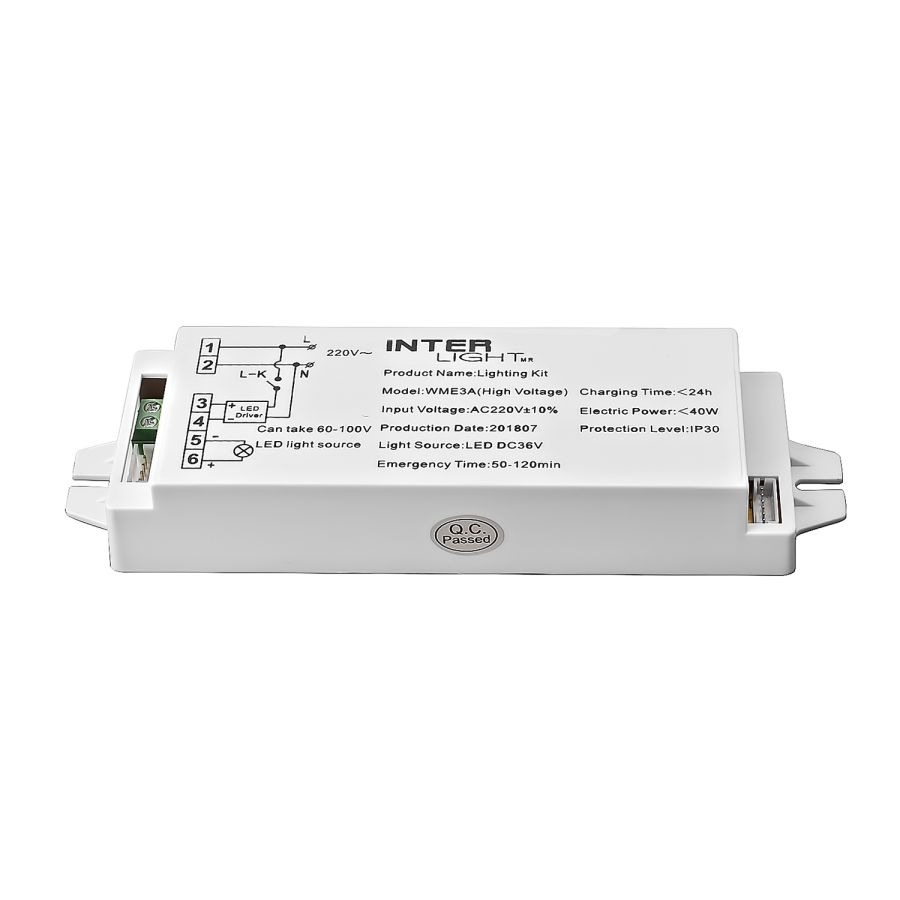 Kit Emergencia LED 3-40W 120 min E3A HIGH VOLTAGE