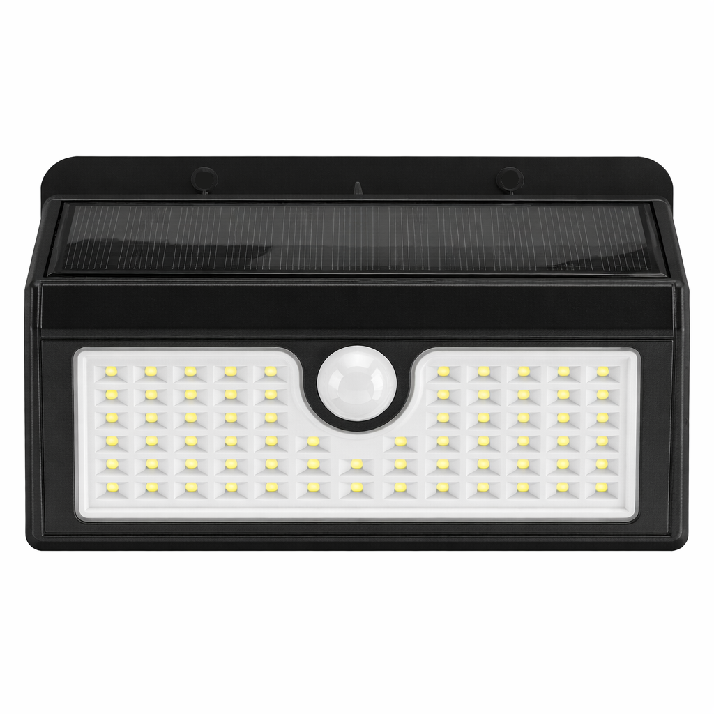 Foco Externo a muro solar 4w c/ sensor 172*115mm