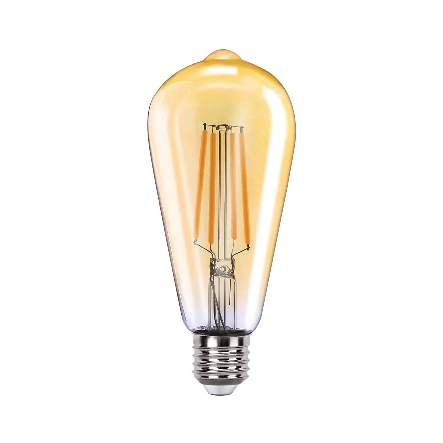 Ampolleta LED  ST58 Yellow Glass E27 6W VINTAGE