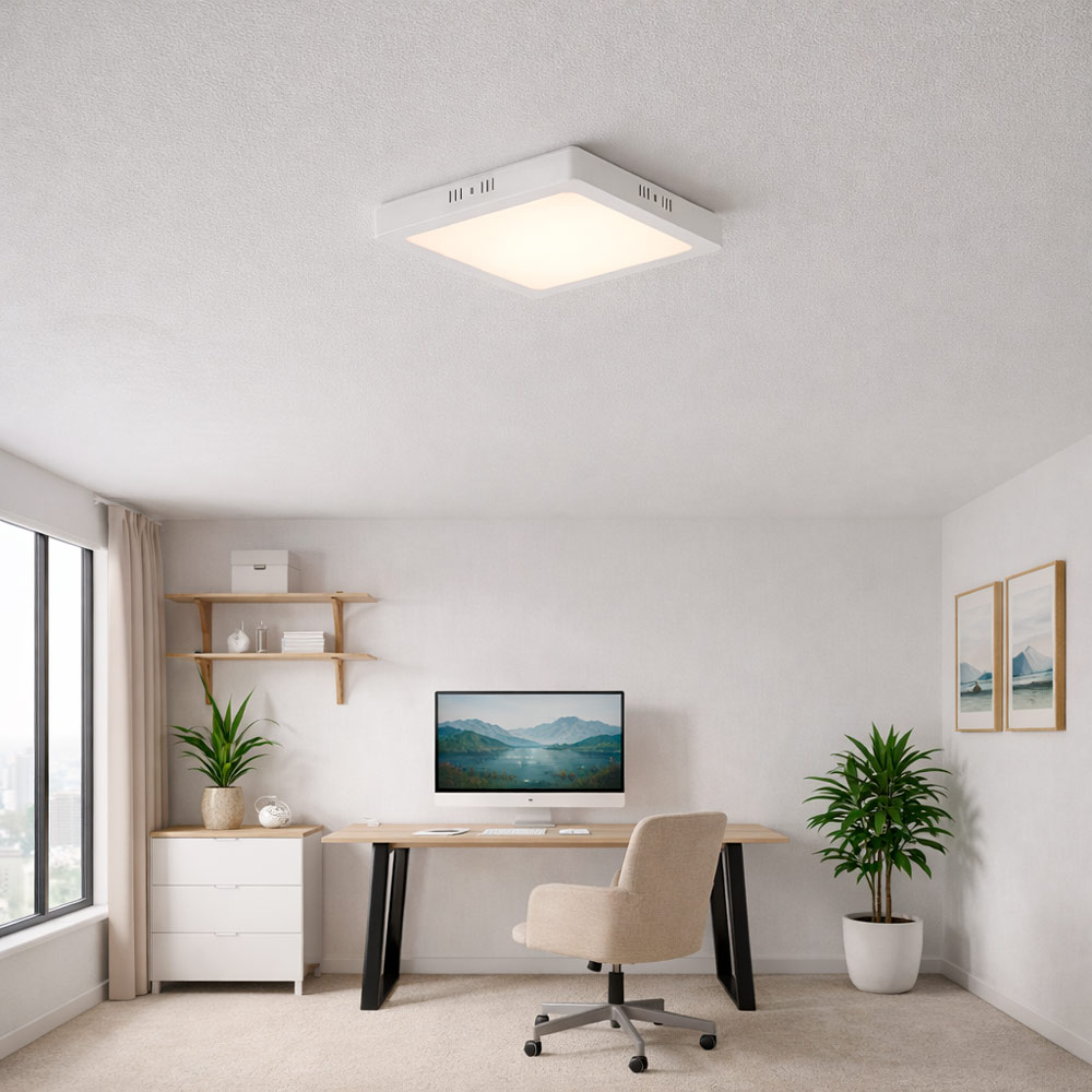 Panel LED Cuadrado Sobrepuesto 12W 6000K