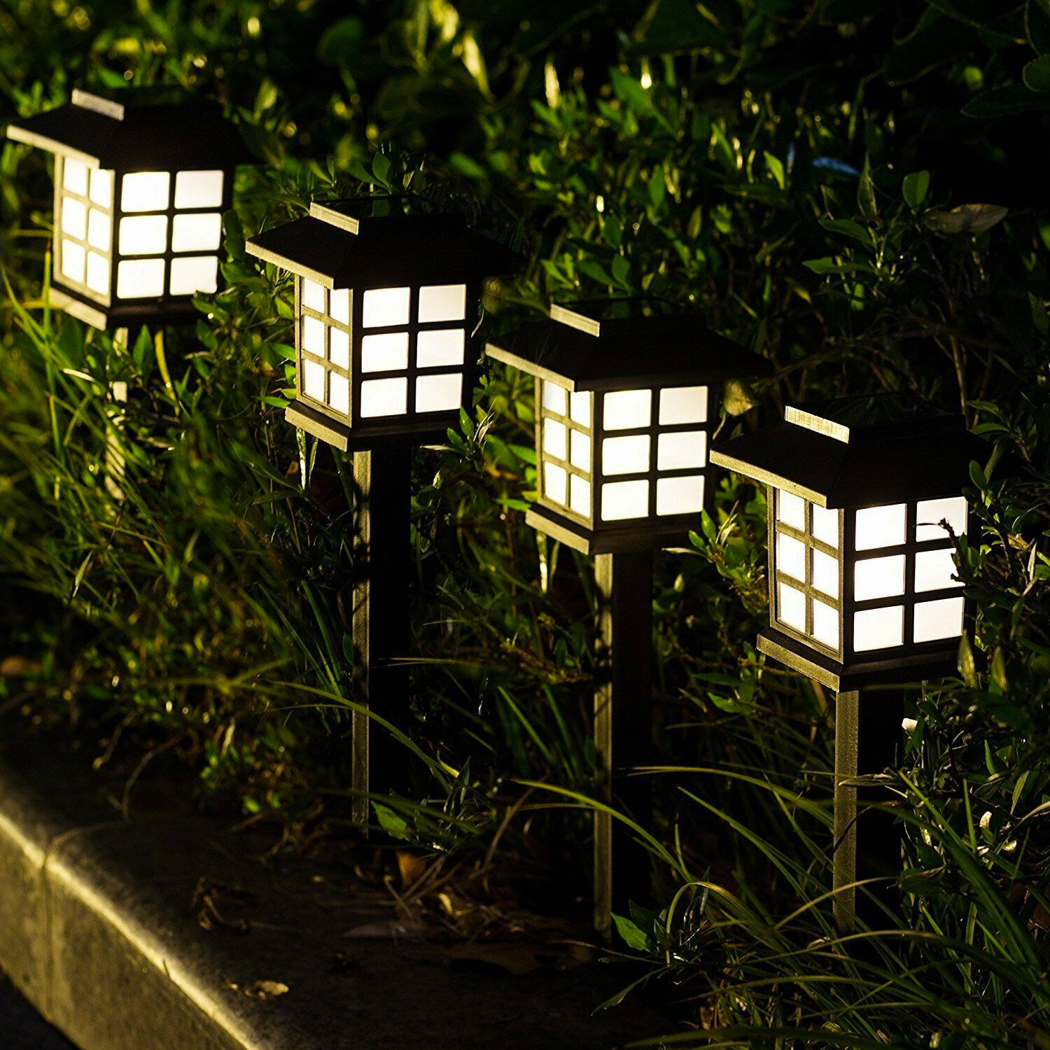 Estaca Solar LED Megabright Lantem (set 2 unid) 6000K