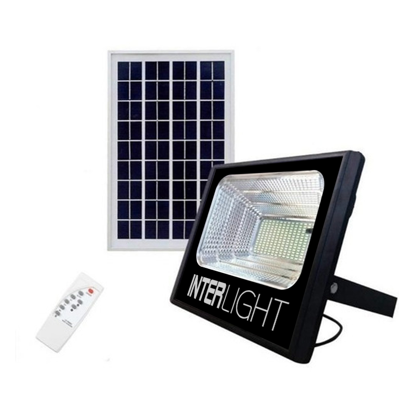 Proyector Exterior LED Solar 100W Interlight