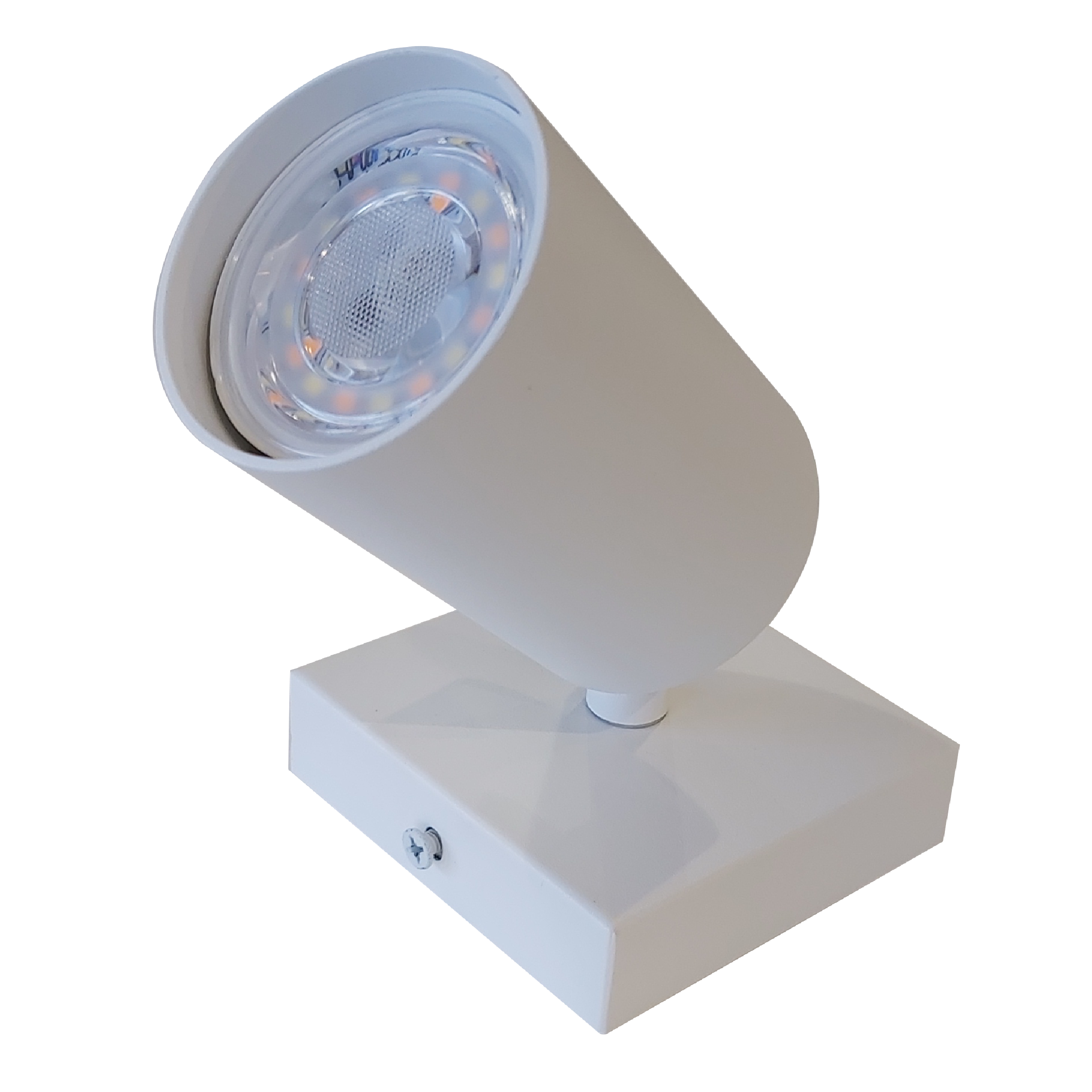 Barra sobrepuesta simple GU-10 blanco mate p1