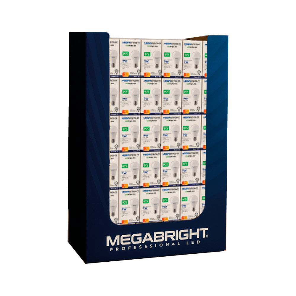 PDQ AMPOLLETA MEGABRIGHT 9W/6400K 192 und