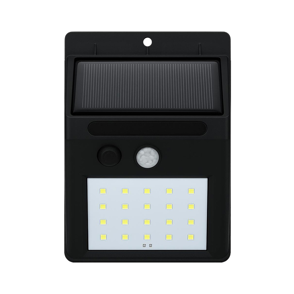 Foco Externo a muro solar 3w c/ sensor