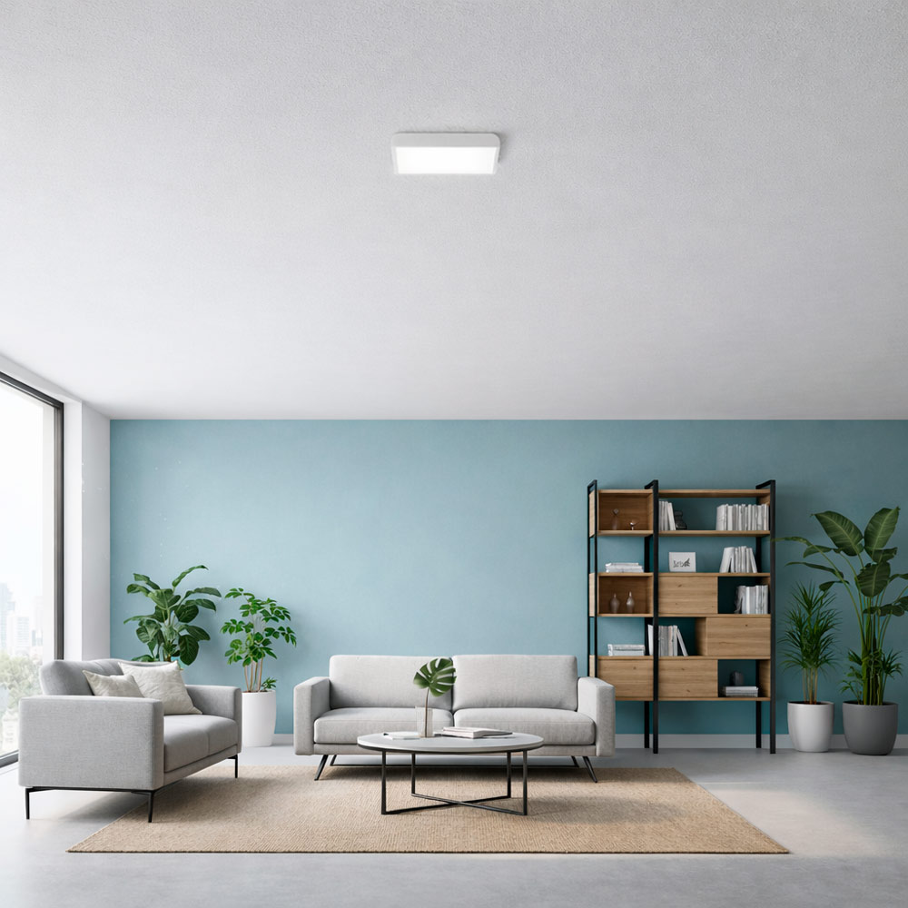 Panel LED Cuadrado Sobrepuesto 18W/3000K