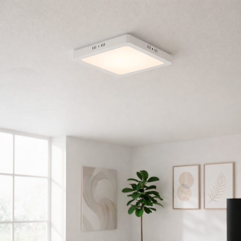 Panel LED Cuadrado Sobrepuesto  6W/6000k
