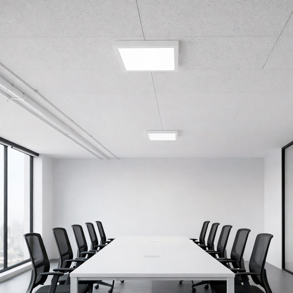 Panel LED Cuadrado Sobrepuesto  6W/3000K