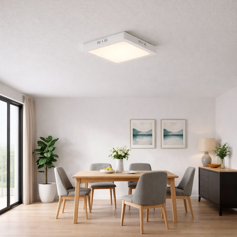 Panel LED Cuadrado Sobrepuesto  6W/4000K