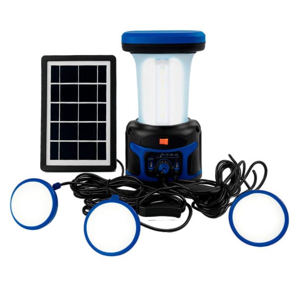 Lampara LED Solar Torch Camping Multiuso