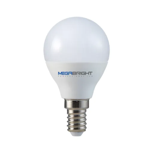 Ampolleta LED G45 BOLA 5W/3000K E-14