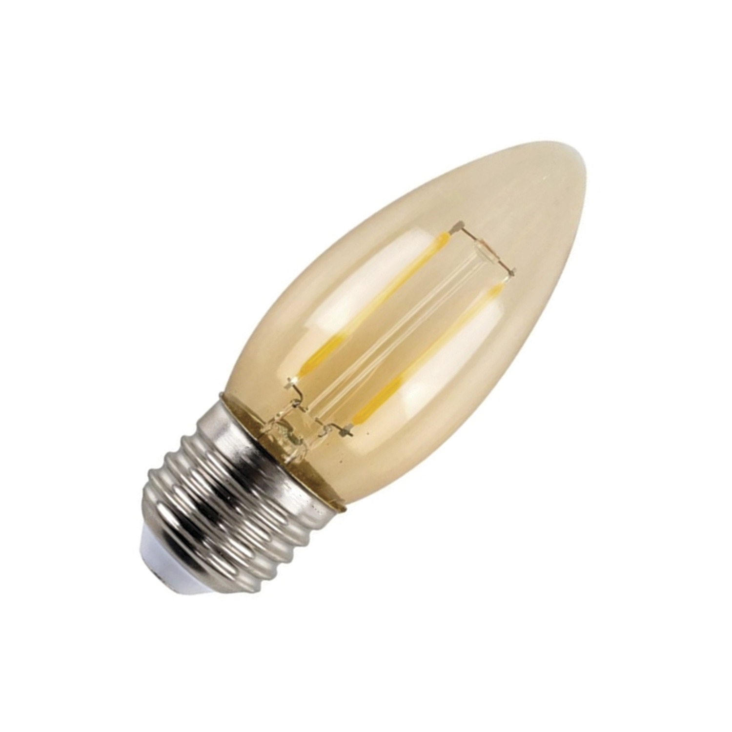Amp. Led Bright C37 Vela VINTAGE 5W 3000K E14