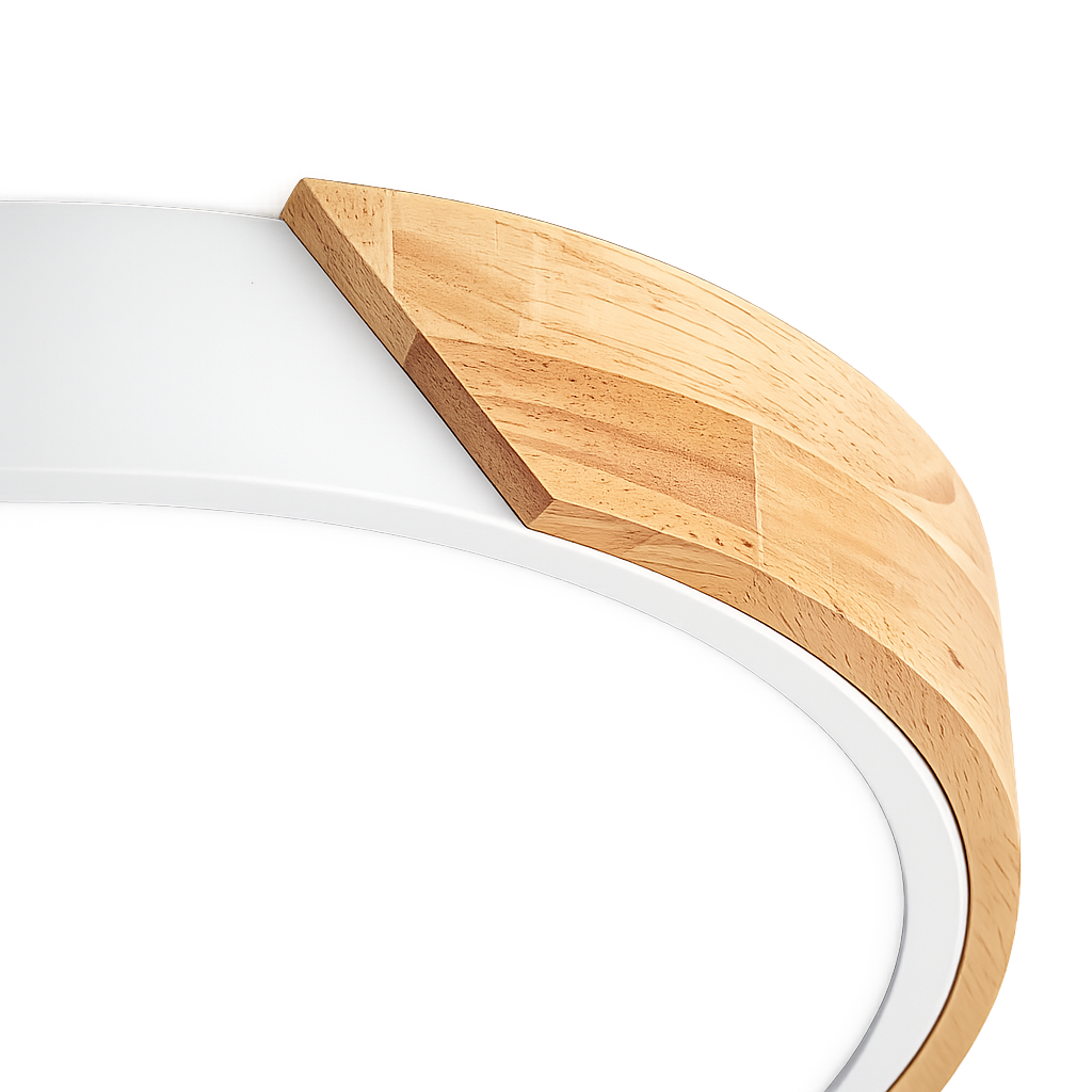 Panel LED Ceiling Madera Blanco