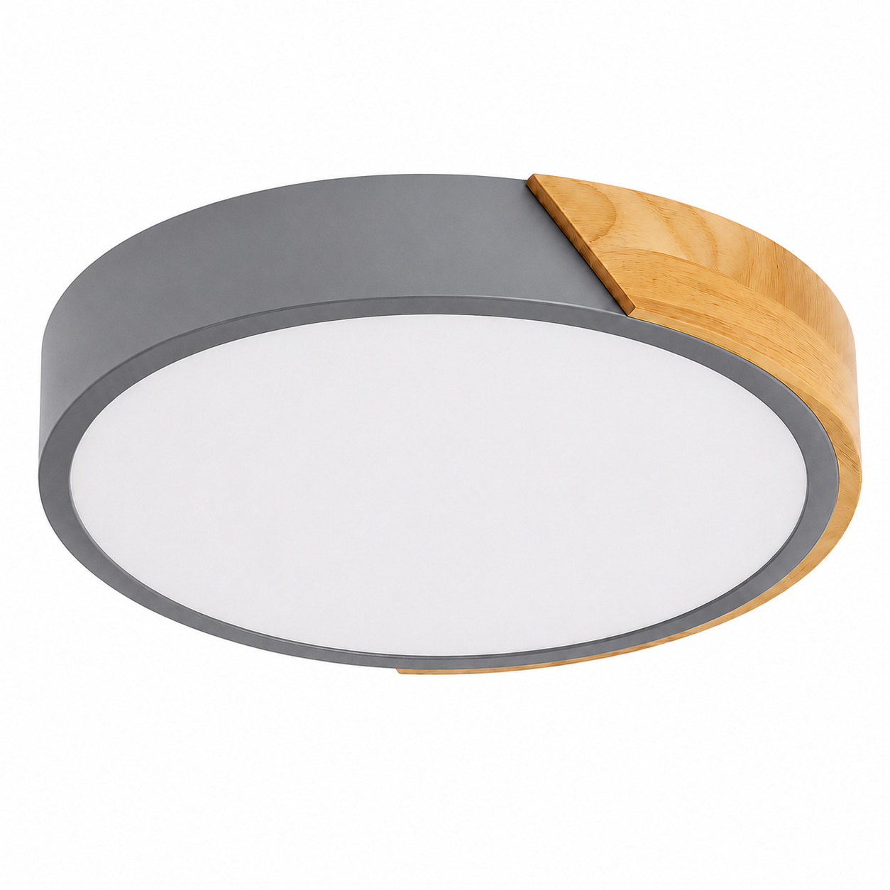 Panel LED Ceiling Madera Gris