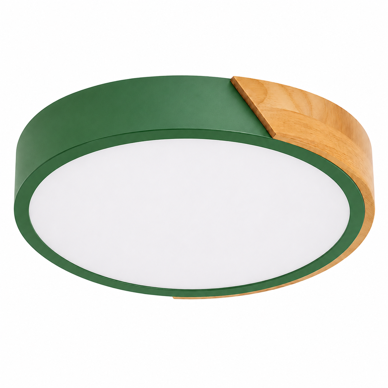 Panel LED Ceiling Madera Verde